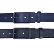 Tumbled Leather Wallet & Tumbled Belt (Matte Black Buckle) Gift Set